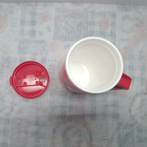 Vintage Georgia Bulldogs Travel Mug Bold Red Tailgate Essential - Picture 6 of 7